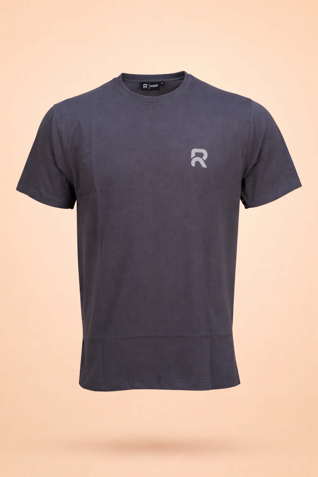 DARK GREY PLAIN T-SHIRT - 18125191000